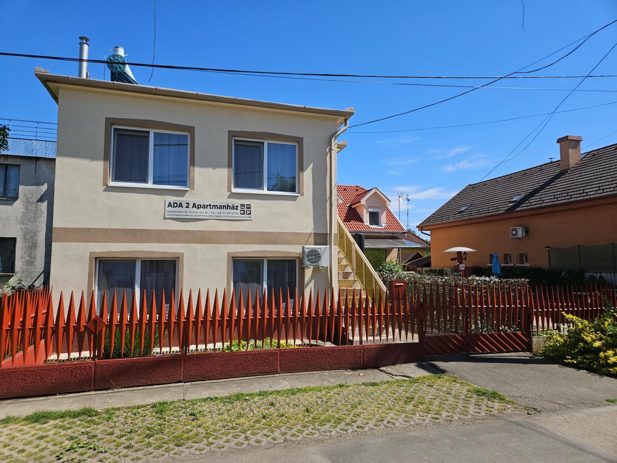 ADA 2 Apartmanház Hajdúszoboszló Exterior foto