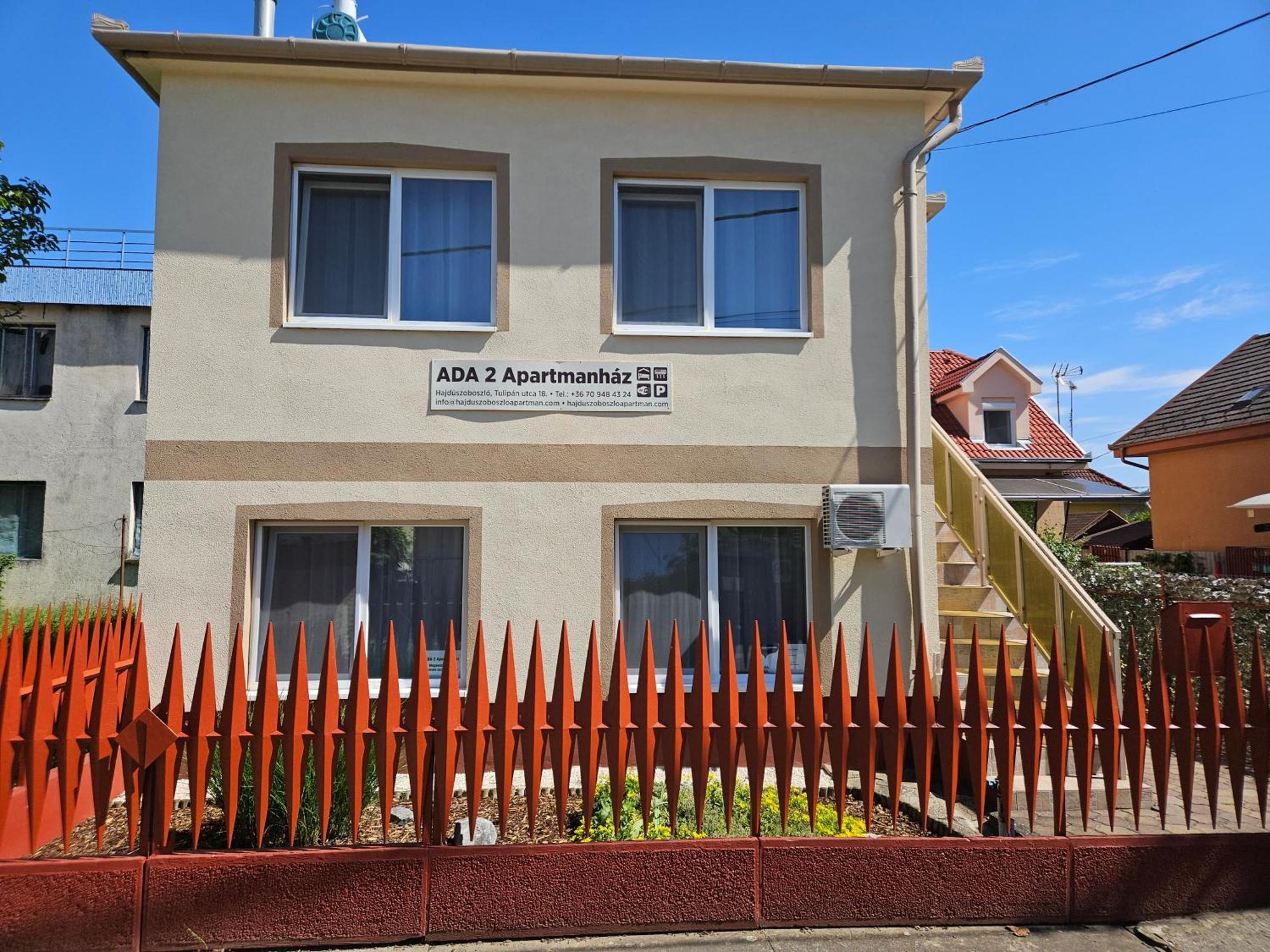 ADA 2 Apartmanház Hajdúszoboszló Exterior foto